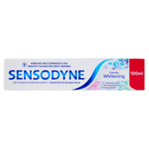 Sensodyne Gentle Whitening Dentifricio Per Denti Sensibili, Denti Forti E Gengive Sane, 100 Ml