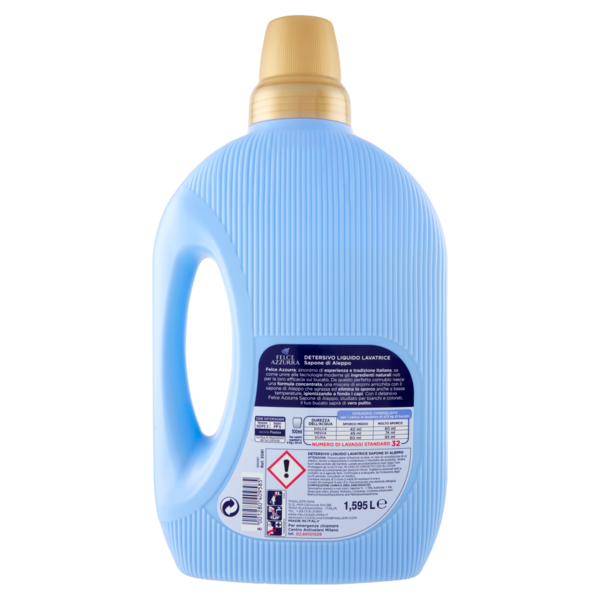 Felce Azzurra Sapone di Aleppo Lavatrice per bianchi e colorati 1,595 L