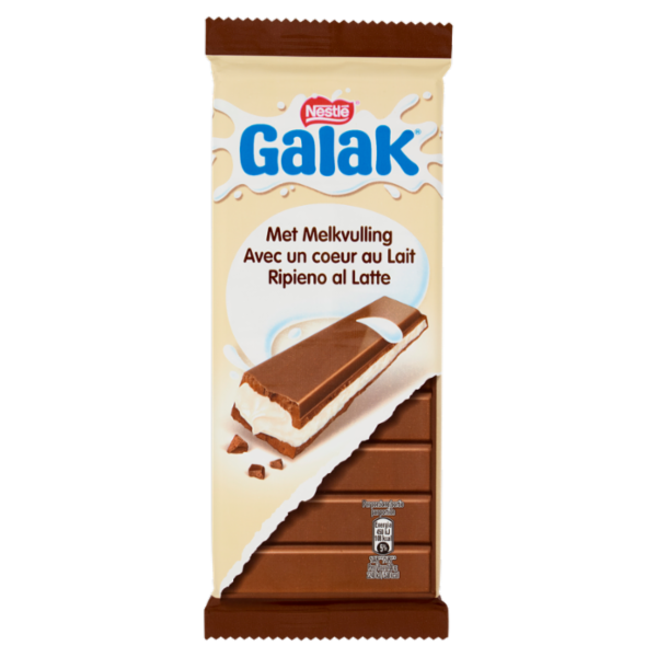 GALAK CHOCO MILK Tavoletta di Cioccolato al Latte Ripiena 100g