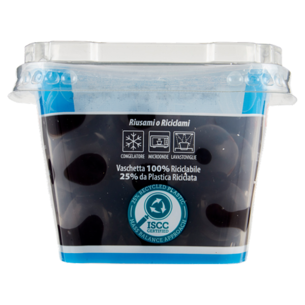 Madama Oliva Frutto d'Italia Nocellara del Belice DOP Olive Dolci Nere 250 g