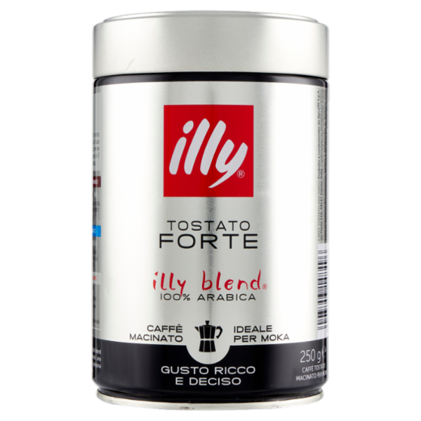 illy Tostato Forte Caffè Macinato Ideale per Moka 250 g