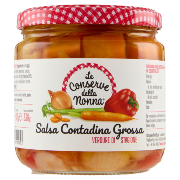 Le Conserve della Nonna Salsa Contadina Grossa 400 g