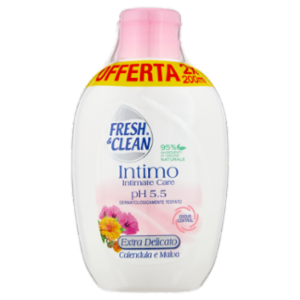 Fresh & Clean Intimo PH 5.5 Extra Delicato Calendula e Malva 2 x 200 Ml