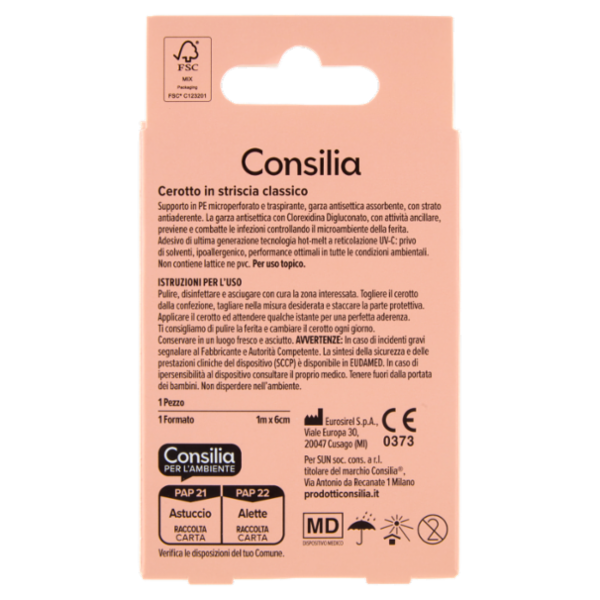Consilia Cerotto Striscia Tnt Classico Cm 6X100