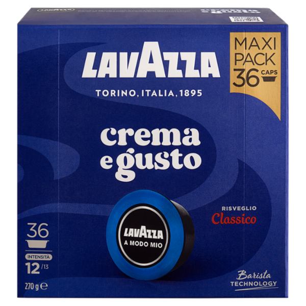 Lavazza A Modo Mio crema e gusto Classico 36 Capsule 270 g