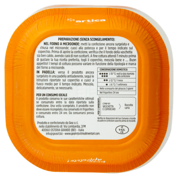 artica Risotto allo Zafferano Surgelato 300 g