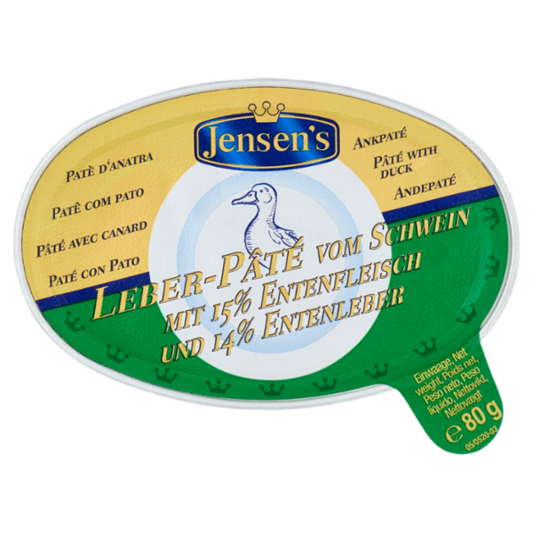 Jensen's Patè d'Anatra 80 g