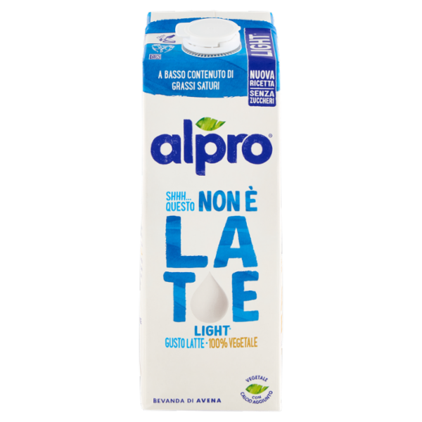 ALPRO Questo Non è Latte Light, Bevanda Vegetale all'Avena Gusto Latte, Senza Lattosio, 1l