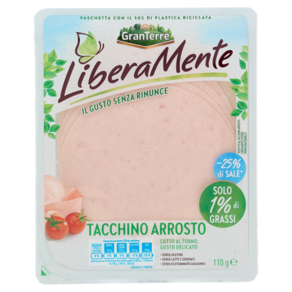 GranTerre LiberaMente Tacchino Arrosto 110 g