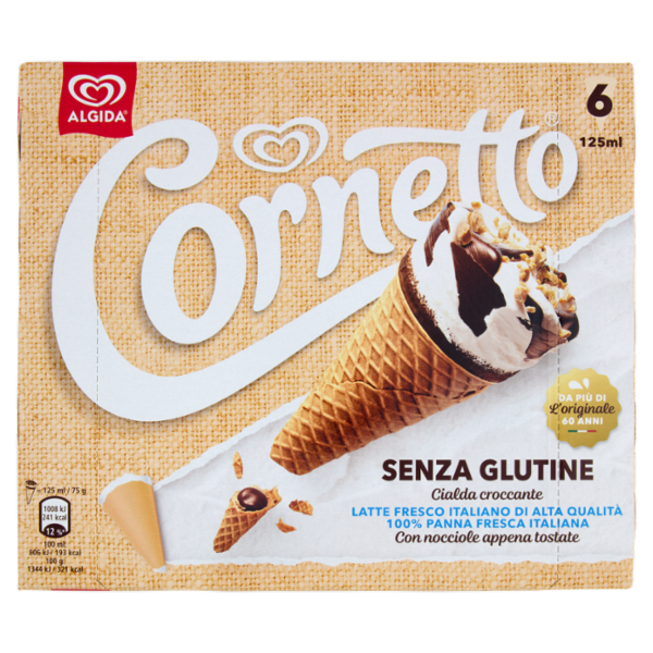 Cornetto Senza Glutine 6 x 75 g