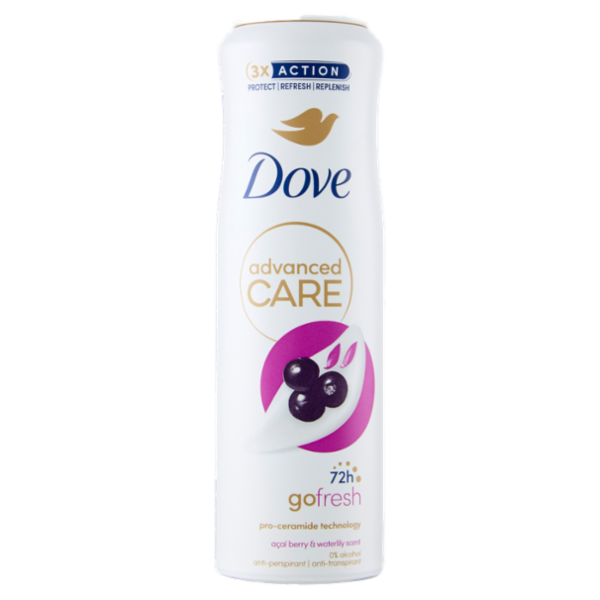 Dove advance Care go fresh acai berry & waterlily scent anti-perspirant 150 ml