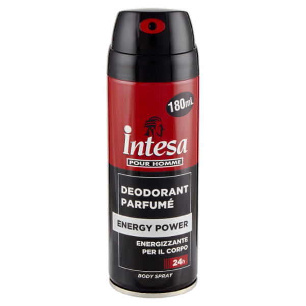 Intesa Pour Homme Deodorant Parfumé Energy Power Body Spray 180 mL