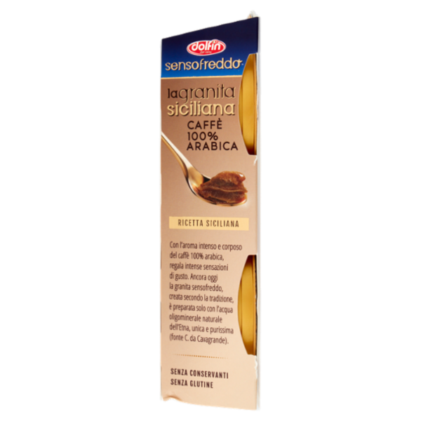 dolfin sensofreddo la granita siciliana Caffè 100% Arabica 2 x 100 ml