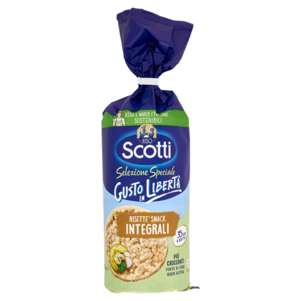 Riso Scotti Selezione Speciale Gusto in Libertà Risette Snack Integrali 150 g