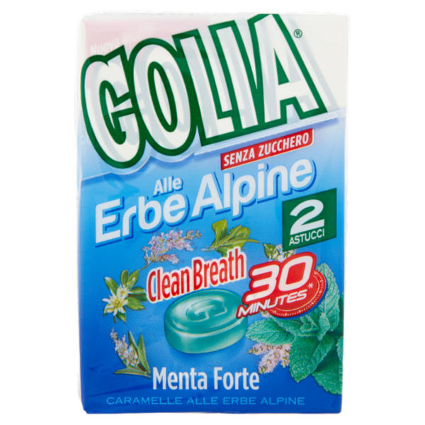Golia alle Erbe Alpine Clean Breath Menta Forte 2 x 49 g