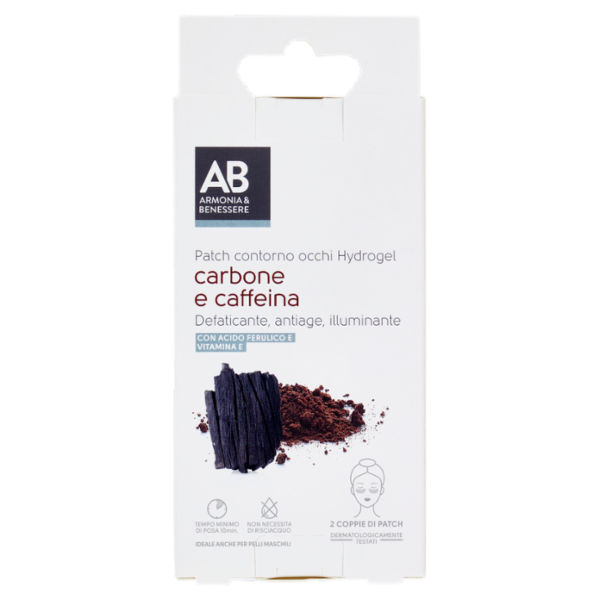 Armonia & Benessere Patch Contorno Occhi Hydrogel con Carbone e Caffeina 2 pezzi