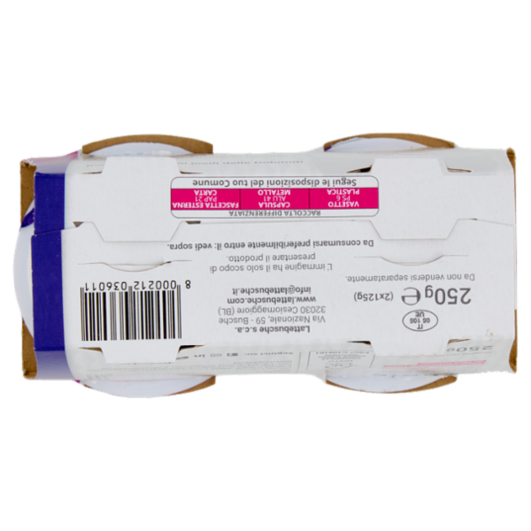 lattebusche yogurt magro Bianco 2 x 125 g