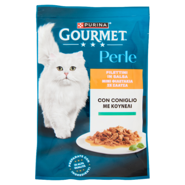 PURINA GOURMET Perle Filettini in Salsa con Coniglio 85g