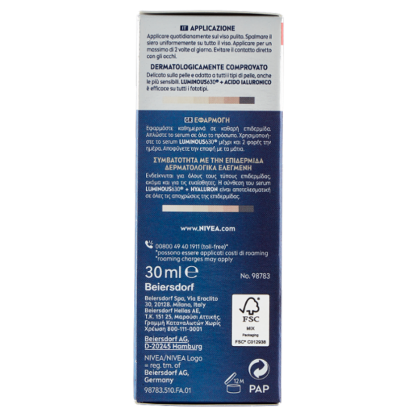 Nivea Men Anti-Age Power Serum Anti-Macchie 30 ml