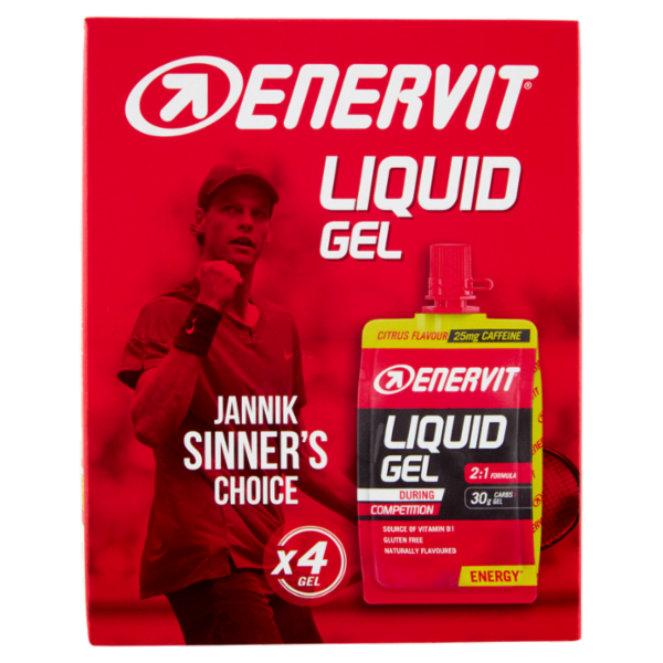 Enervit Liquid Gel During Competition Citrus Flavour 4 x 60 ml