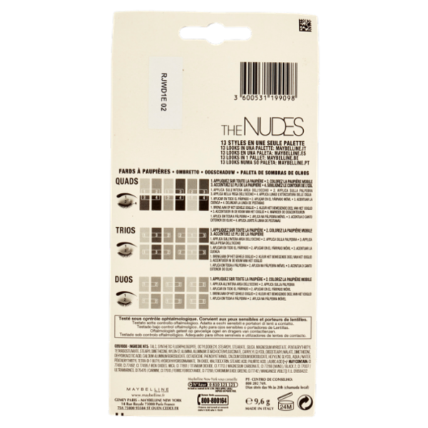 Maybelline Palette The Nudes 9,6 g