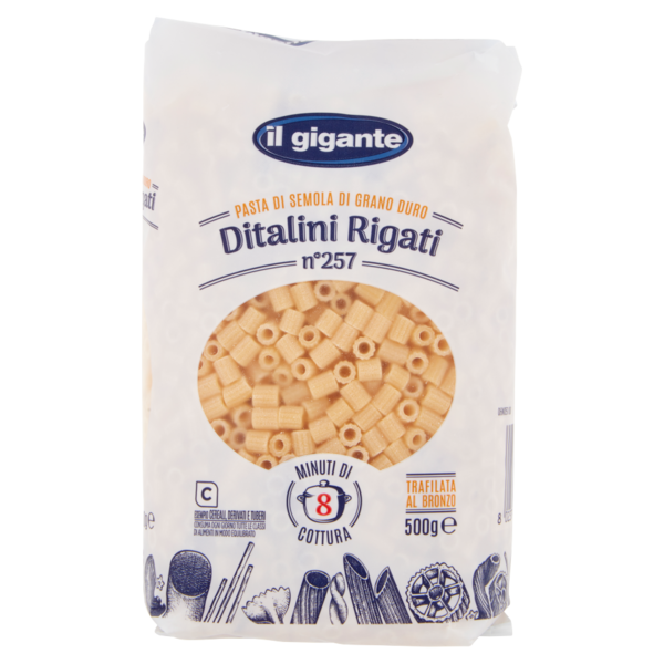 IL GIGANTE Ditalini Rigati n°257 500 g