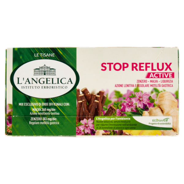 L'Angelica Le Tisane Stop Reflux Active 18 Filtri 30,6 g