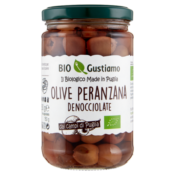 Bio Gustiamo Olive Peranzana Denocciolate 280 g