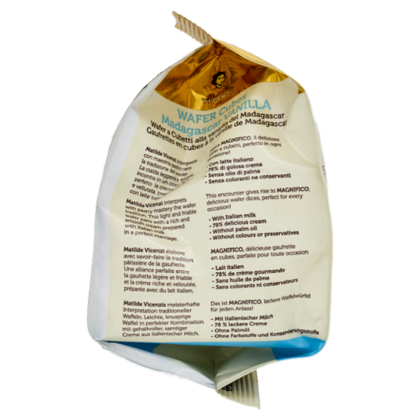 Matilde Vicenzi Magnifico Wafer Cubes Madagascar Vanilla 125 g