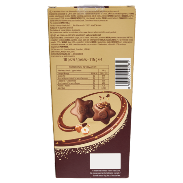 Ferrero Rocher Golden Stars Original 10 pezzi 115 g
