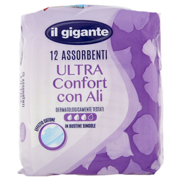 IL GIGANTE Assorbenti Ultra Confort con Ali 12 pz