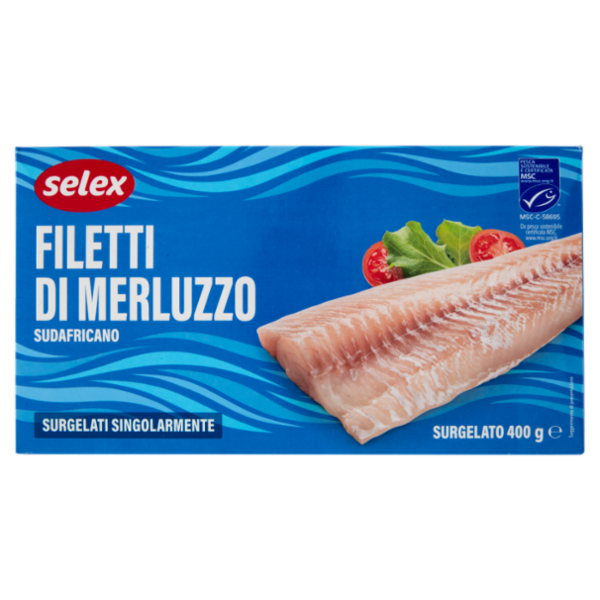 Selex Filetti di Merluzzo Surgelati 400 g