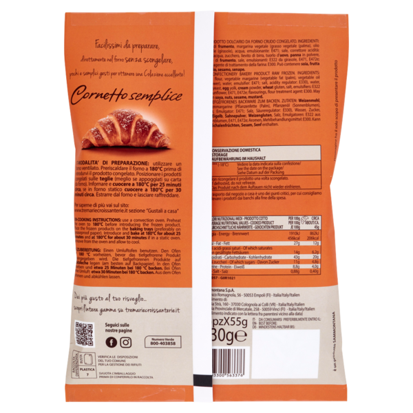 Tre Marie Cornetto semplice 6 x 55 g