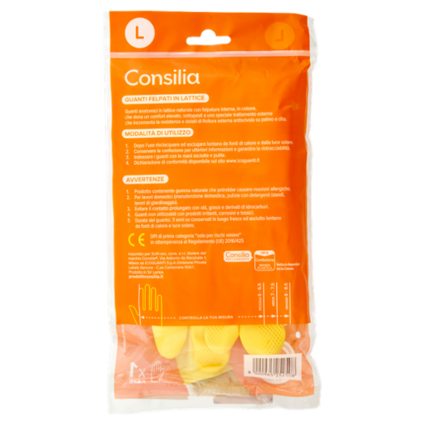 Consilia Guanti Felpati Misura Grande (8-8,5)