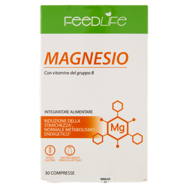 FeedLife Magnesio con vitamine del gruppo B Compresse 30 x 1,2 g