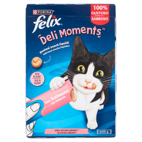 FELIX Deli Moments con Salmone 4 x 10 g