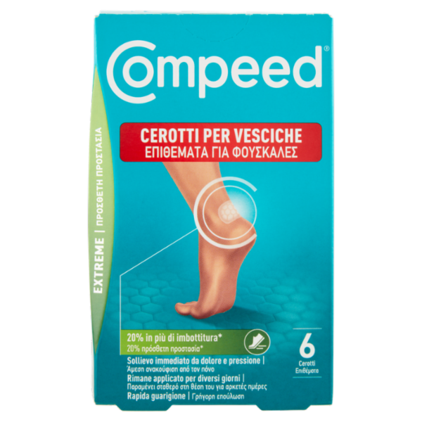 Compeed Cerotti per Vesciche Extreme 6 pz