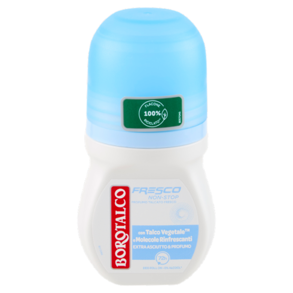 Borotalco Fresco Non-Stop Profumo Talcato Fresco Deo Roll On 50 ml