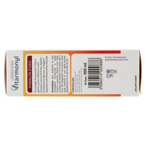 Laboratoires Vitarmonyl Pappa Reale + Ginseng + Acerola 10 Fiale 100 ml