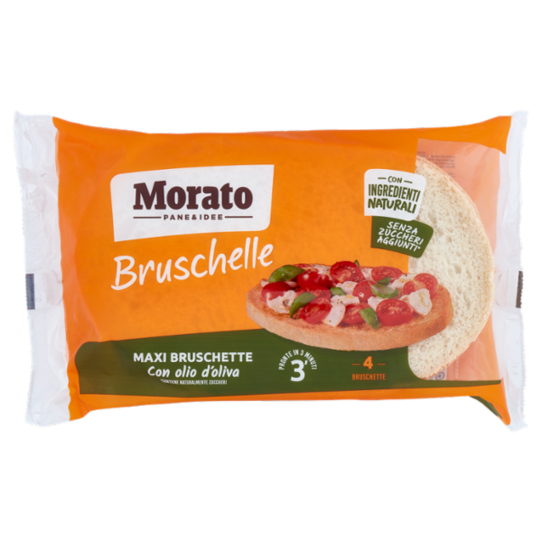 Morato Bruschelle Maxi Bruschette con olio d'oliva 4 x 100 g