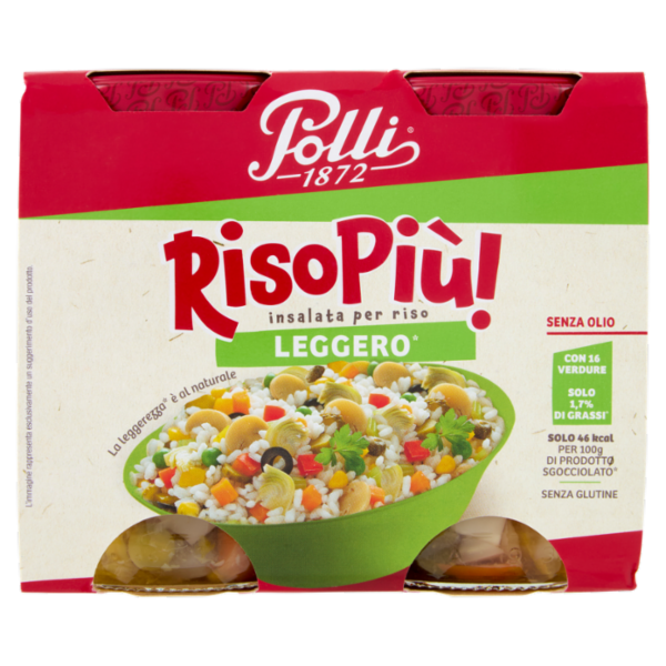 Polli Riso Più! insalata per riso Leggero* 2 x 300 g