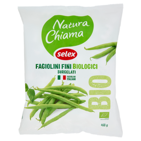 Selex Natura Chiama Fagiolini Fini Biologici Surgelati 450 g