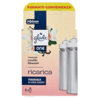 Glade ONE Doppia Ricarica, Fragranza Romantic Vanilla Blossom 2x10ml