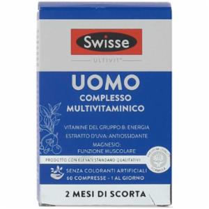 INTEGRATORE MULTIVITAMINICO UOMO SWISSE 60 CAPSULE