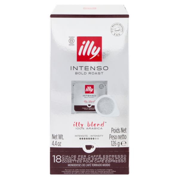illy Intenso 18 Cialde per Caffè Espresso 126 g