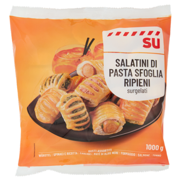 Sù Salatini di Pasta Sfoglia Ripieni Surgelati 1 kg