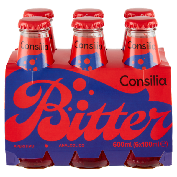 Consilia Aperitivo Analcolico Bitter Rosso 6x100 ml