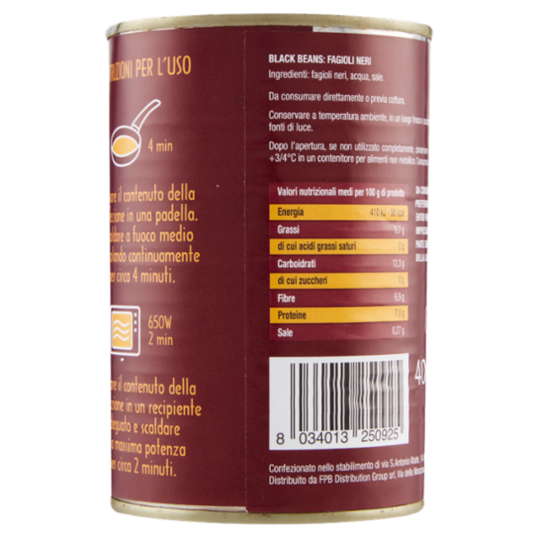 Mexicana Fagioli Neri 400 g