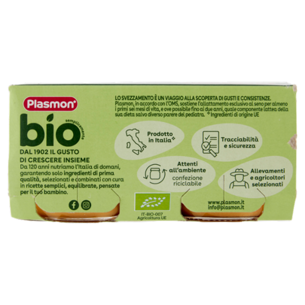 Plasmon semplicemente bio tacchino con patate dolci 2 x 80 g