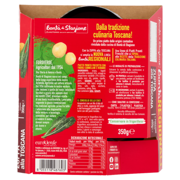 Bontà di Stagione Bontà Regionali Zuppa alla Toscana 350 g
